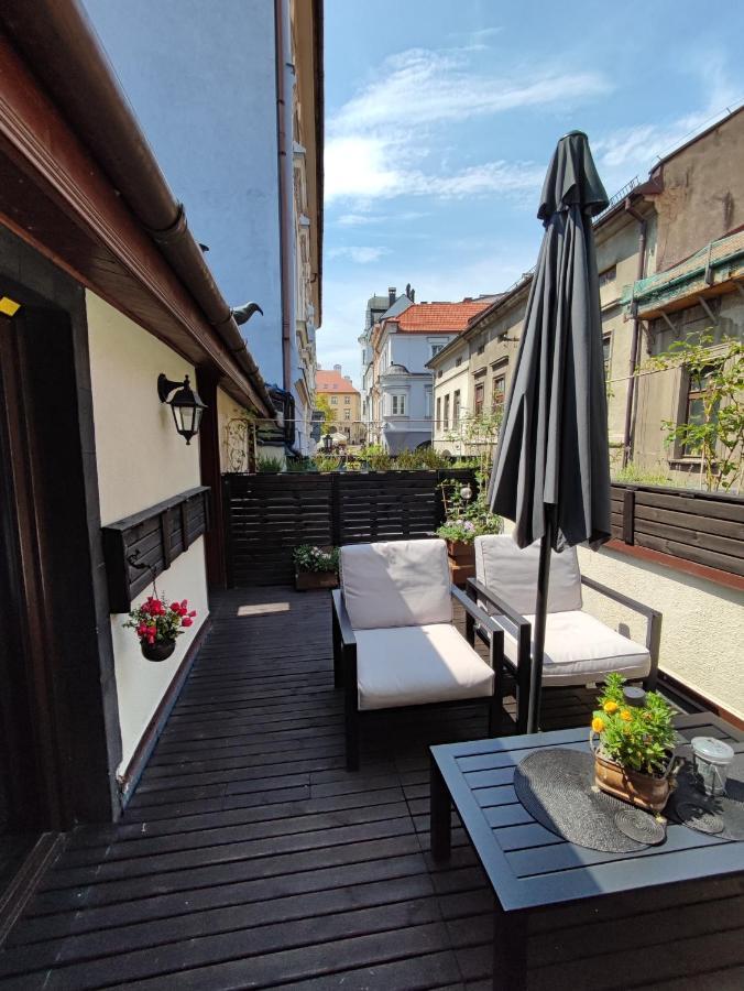 Apartament Podcienie Z Tarasem Bielsko-Biala Old Town 外观 照片